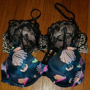 Set of two PINK Victoria's Secret bras